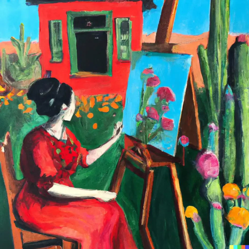Frida Kahlo Family’s Red House - Metaverse Art Week 2022