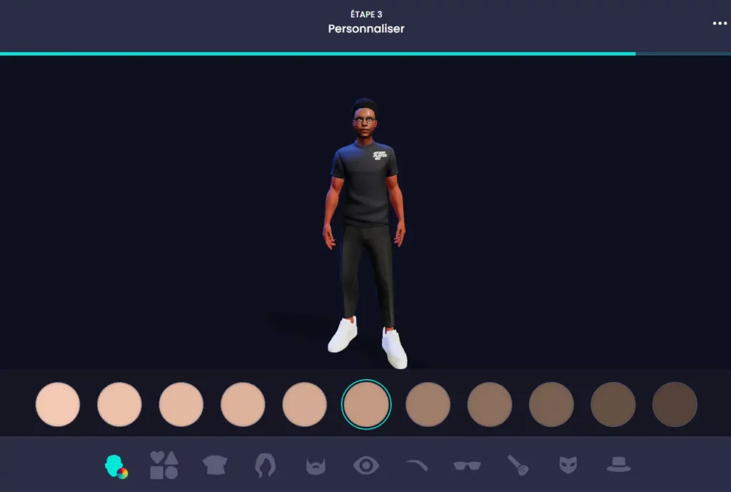 Outil de création d'avatar de Ready Player Me